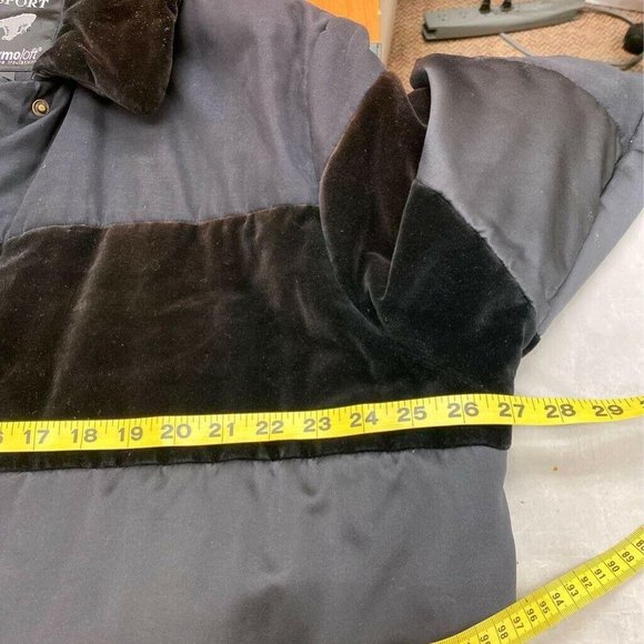 Bromley Sport Mens Puffer Jacket Black Collared L - Picture 10 of 10